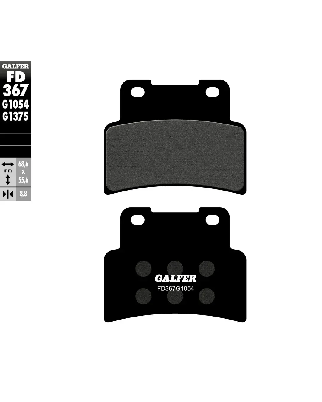 Предни мото накладки Galfer SEMI METAL FD367G1054