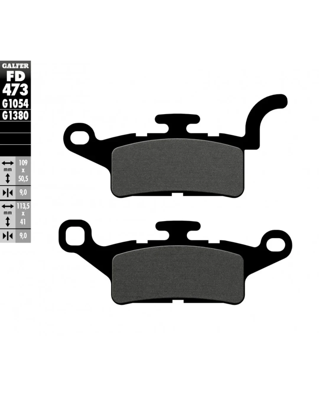 Предни мото накладки Galfer SEMI METAL FD473G1054
