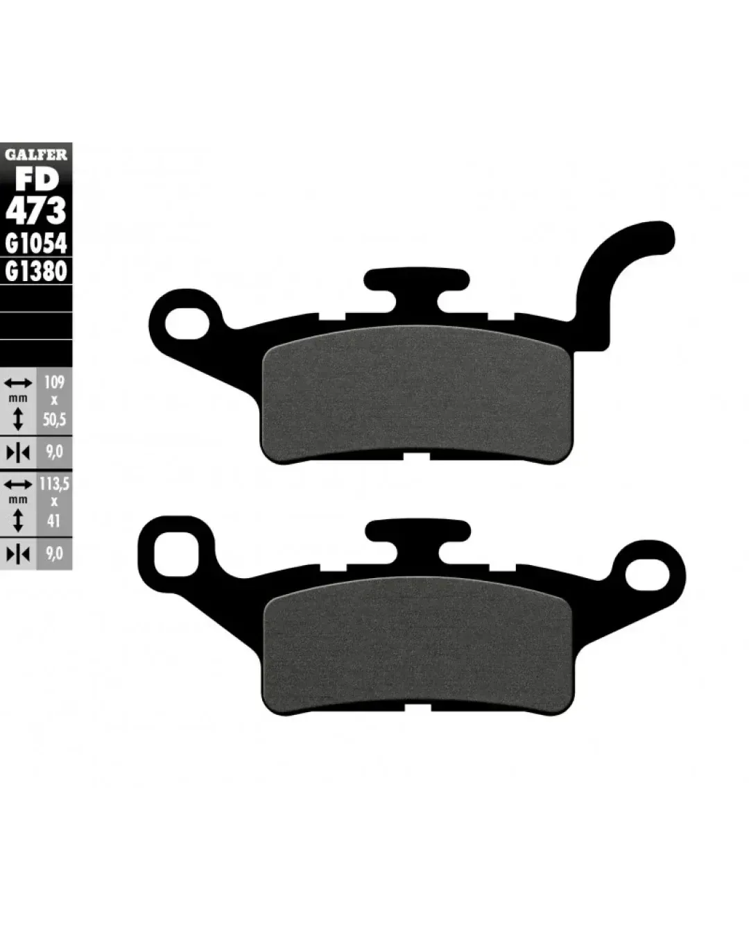 Предни мото накладки Galfer SEMI METAL FD473G1054