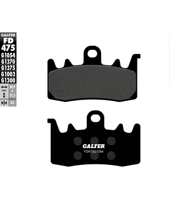 Предни мото накладки Galfer SEMI METAL FD475G1054