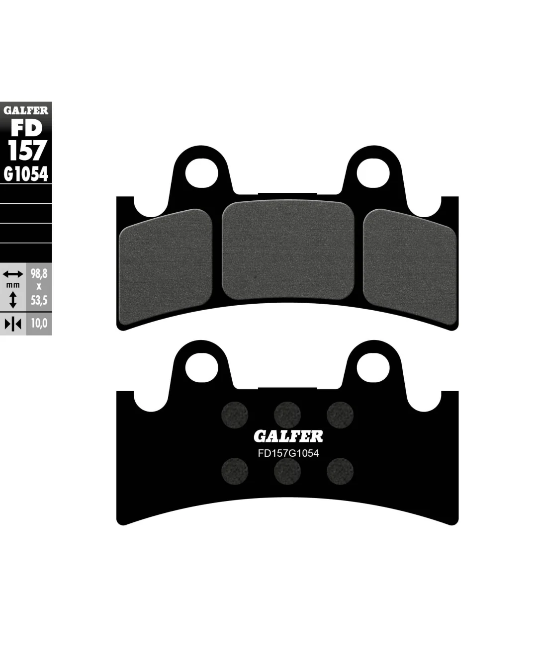 Предни мото накладки Galfer SEMI METALF D157G1054