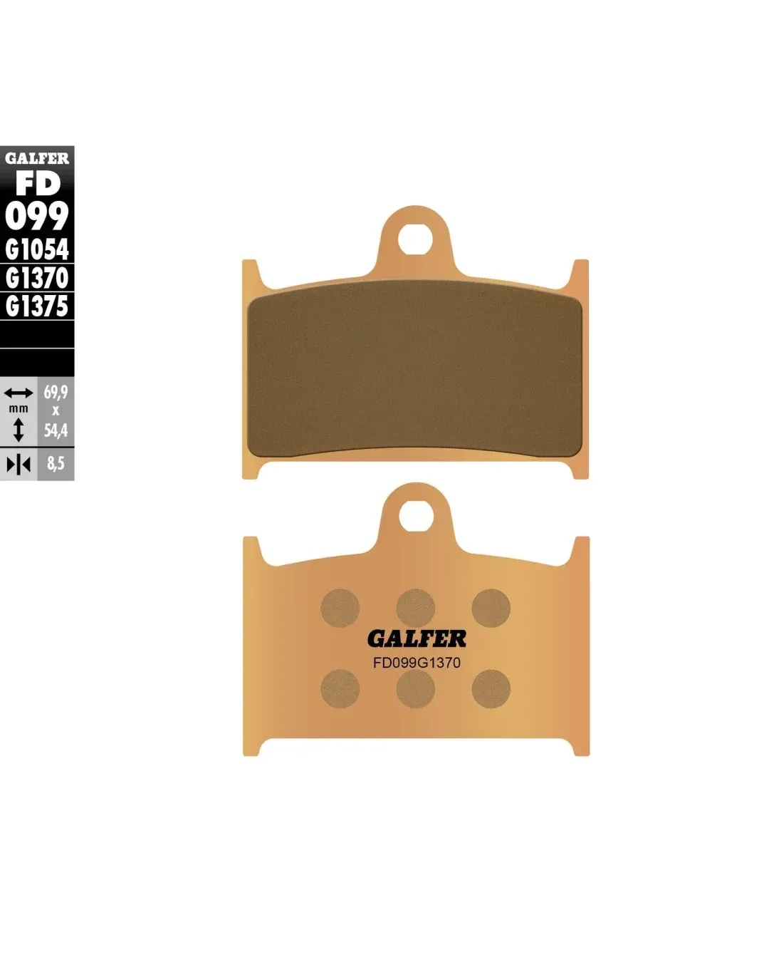 Предни мото накладки Galfer SINTERED COMPOUND FD099G1370