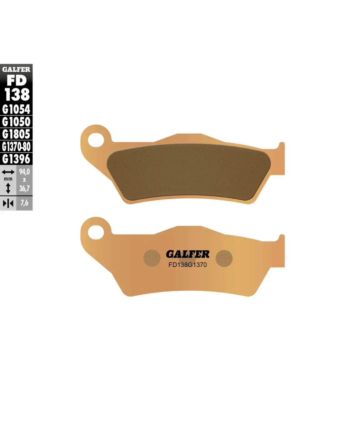 Предни мото накладки Galfer SINTERED COMPOUND FD138G1370