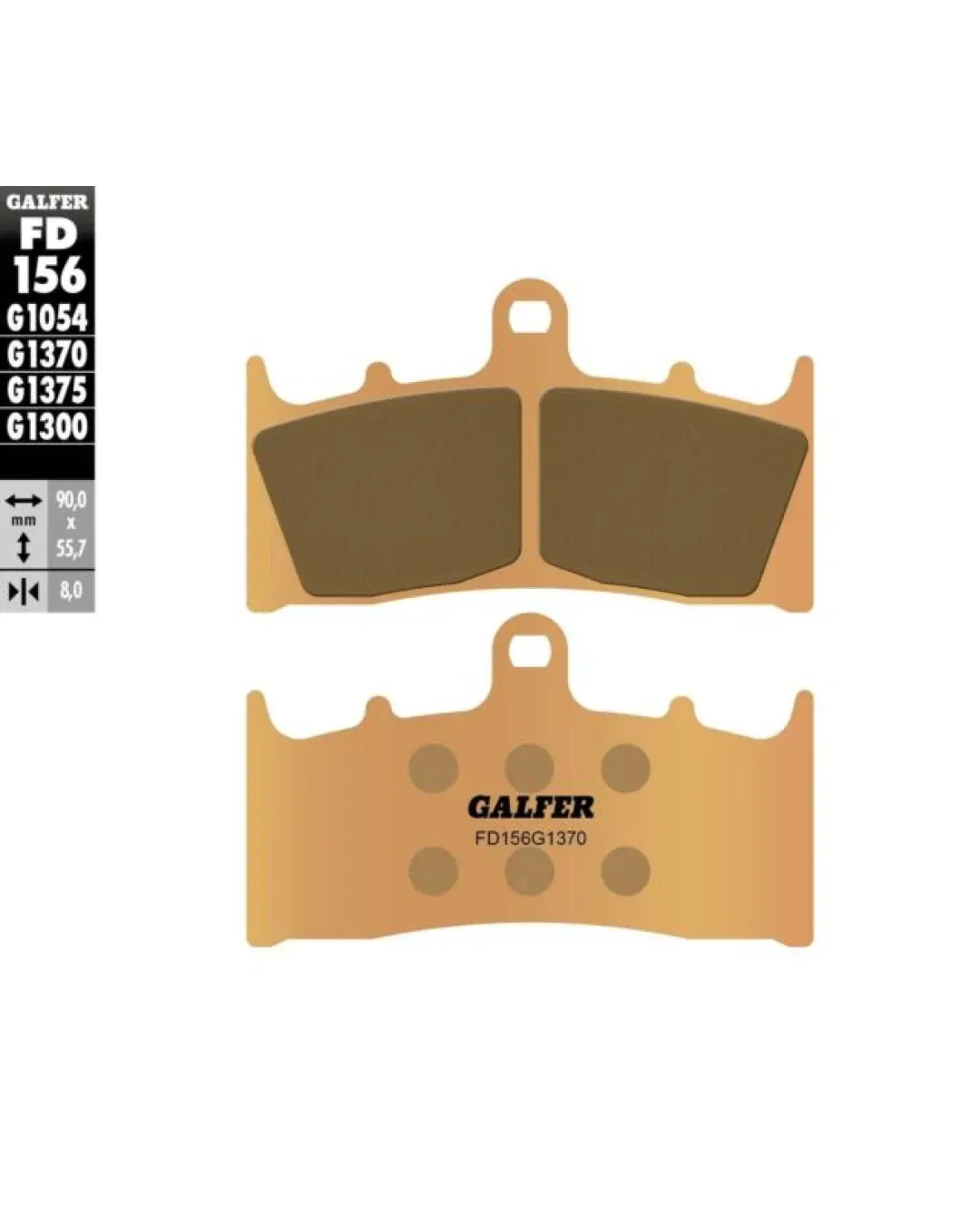 Предни мото накладки Galfer SINTERED COMPOUND FD156G1370