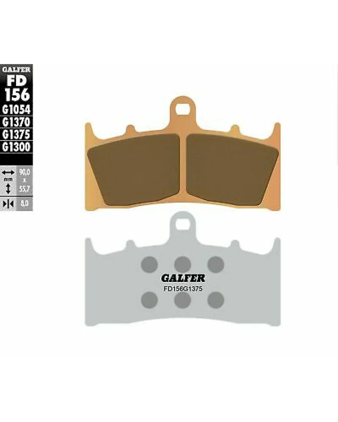 Предни мото накладки Galfer SINTERED COMPOUND FD156G1375