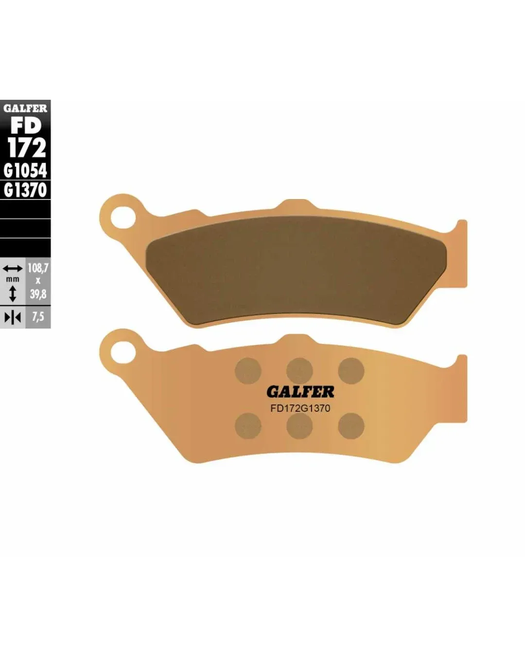 Предни мото накладки Galfer SINTERED COMPOUND FD172G1370