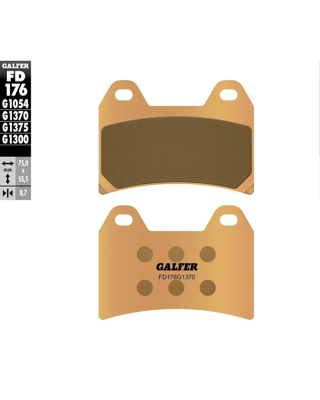 Предни мото накладки Galfer SINTERED COMPOUND FD176G1370