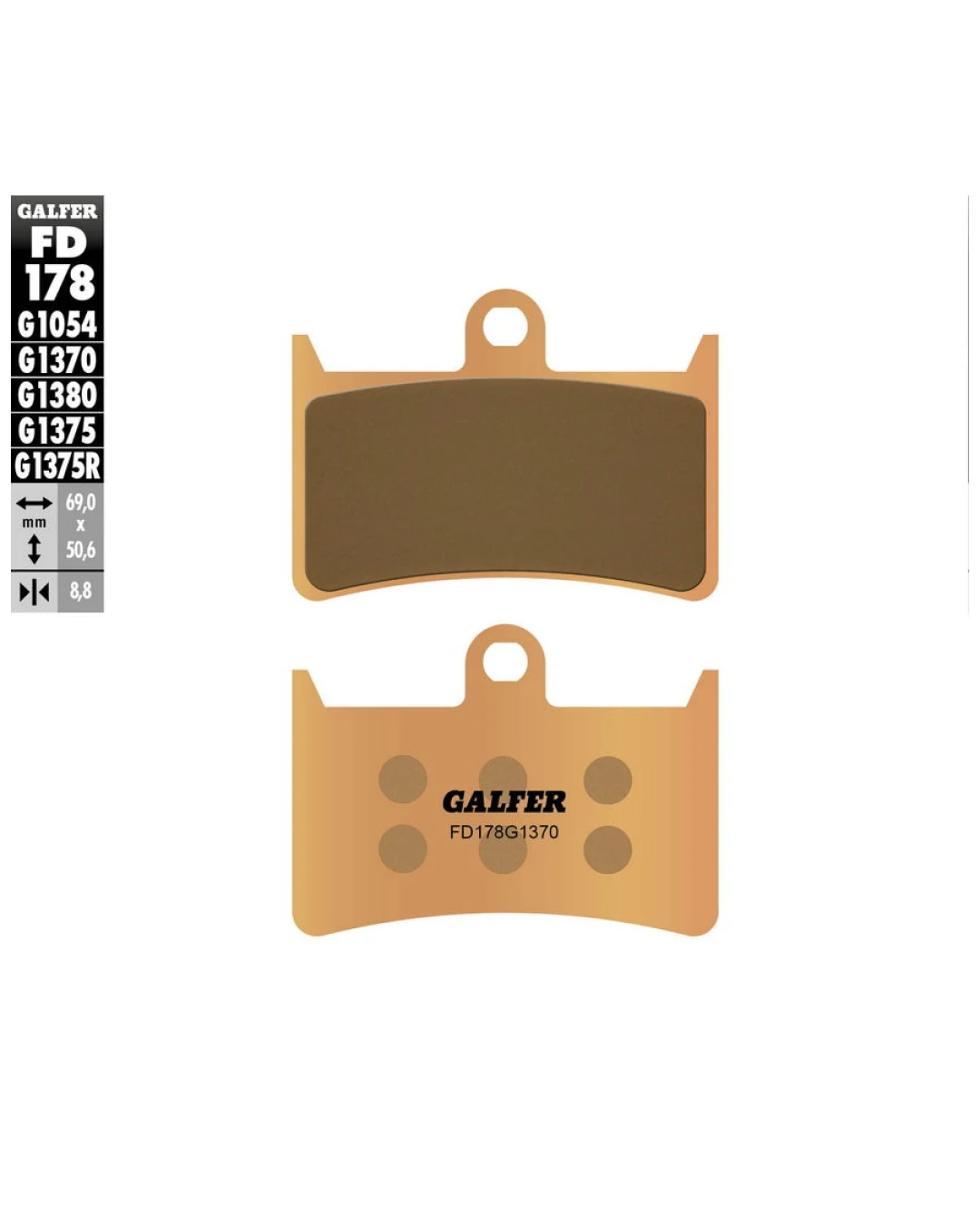 Предни мото накладки Galfer SINTERED COMPOUND FD178G1370