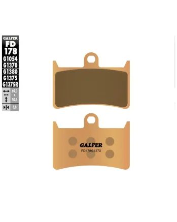 Предни мото накладки Galfer SINTERED COMPOUND FD178G1370