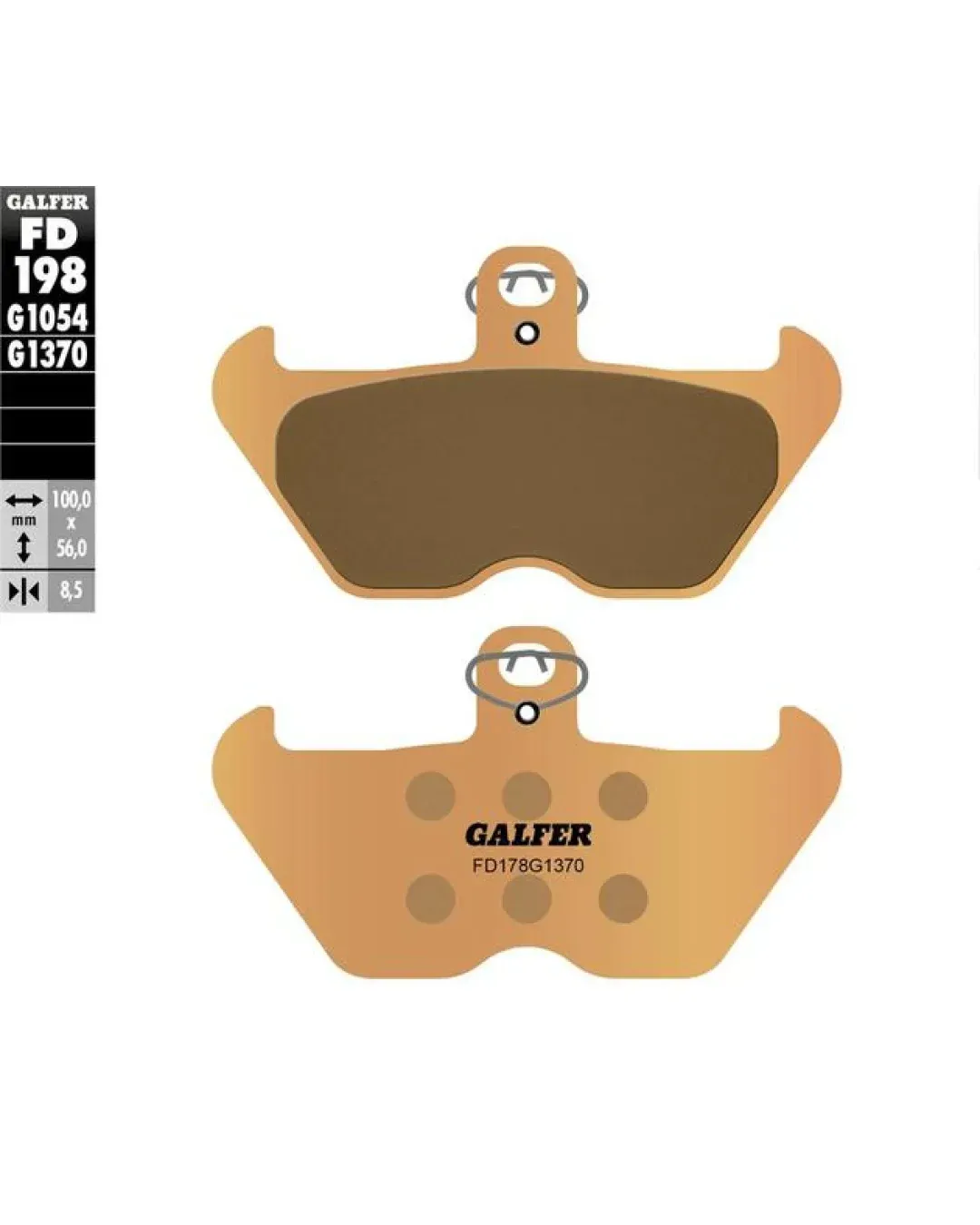 Предни мото накладки Galfer SINTERED COMPOUND FD198G1370