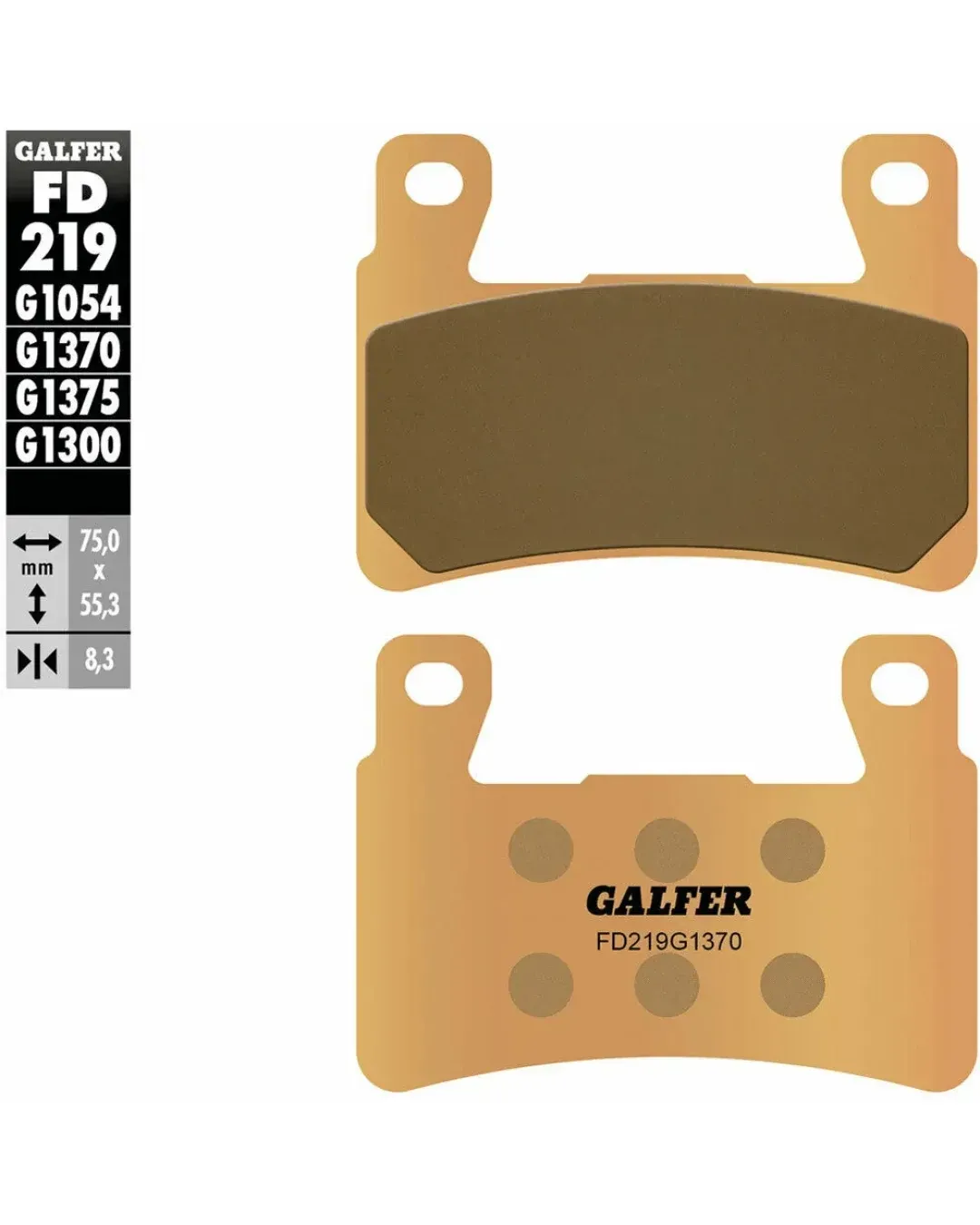 Предни мото накладки Galfer SINTERED COMPOUND FD219G1370