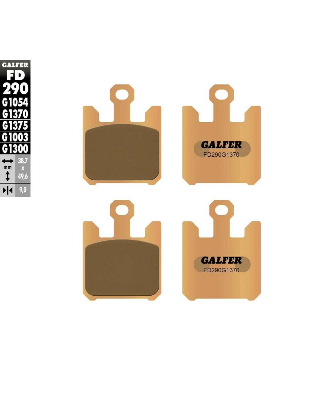 Предни мото накладки Galfer SINTERED COMPOUND FD290G1370
