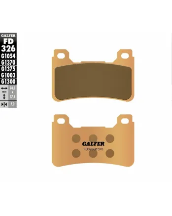 Предни мото накладки Galfer SINTERED COMPOUND FD326G1370