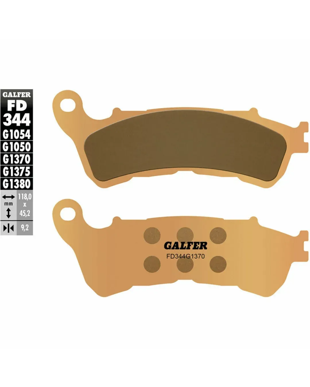 Предни мото накладки Galfer SINTERED COMPOUND FD344G1370