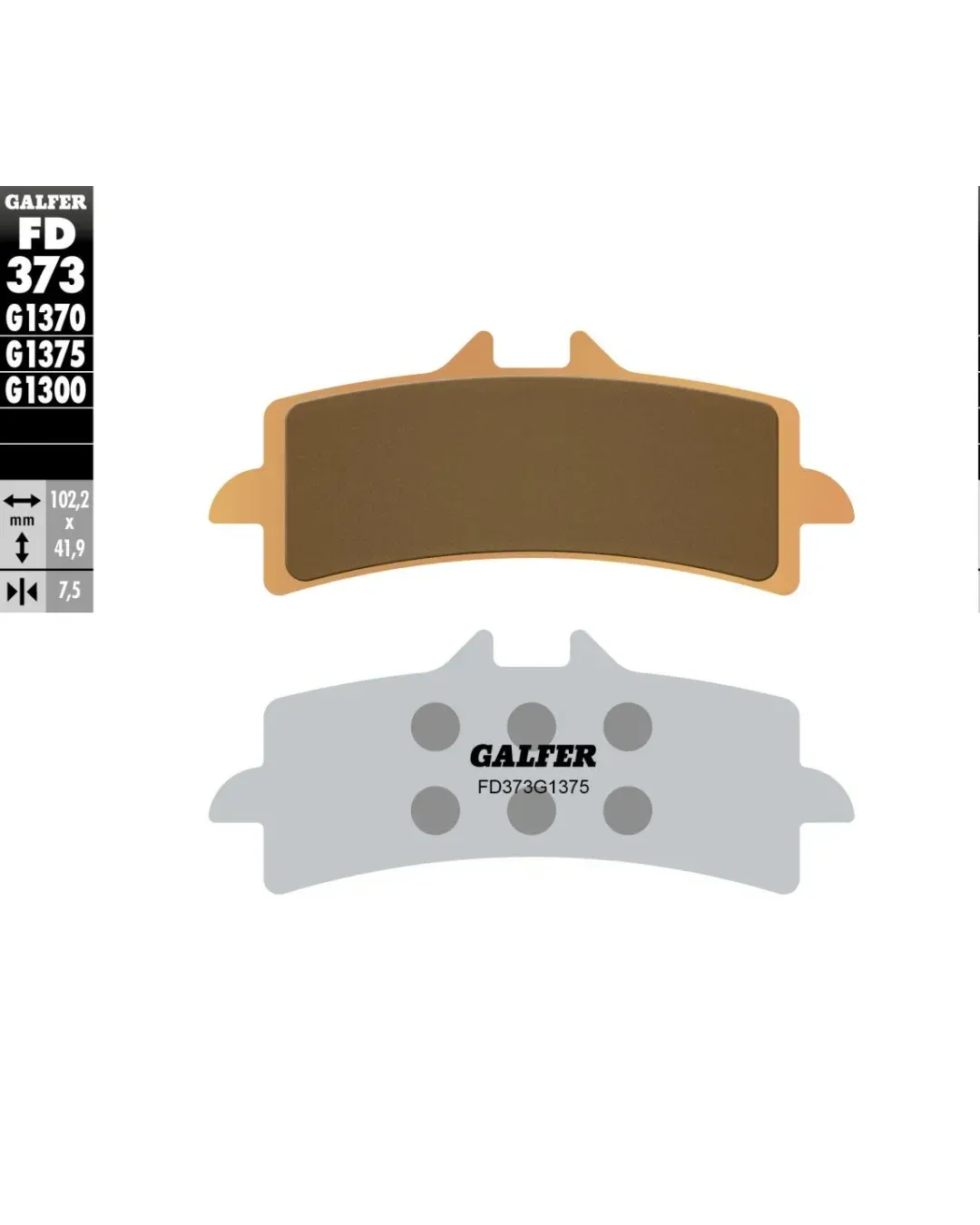Предни мото накладки Galfer SINTERED COMPOUND FD373G1375