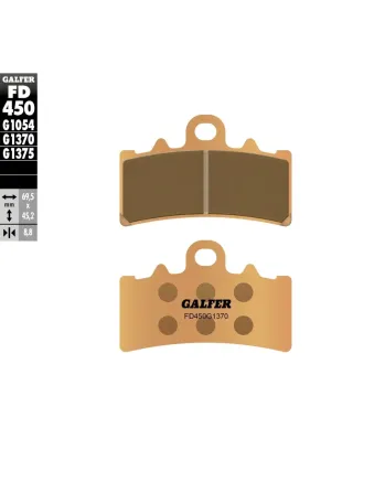 Предни мото накладки Galfer SINTERED COMPOUND FD450G1370