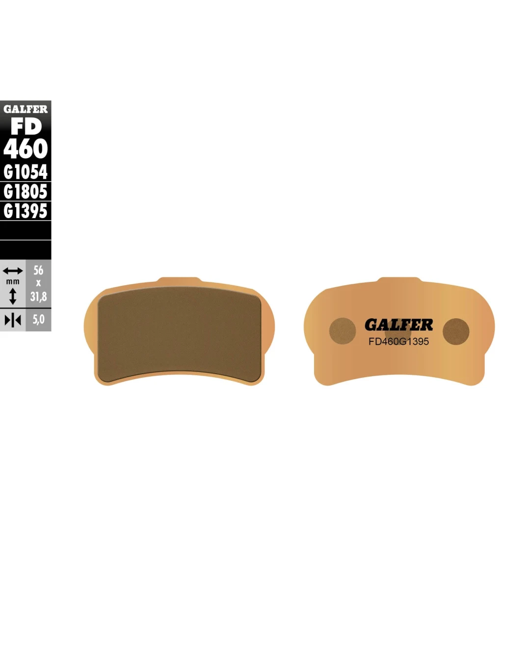 Предни мото накладки Galfer SINTERED COMPOUND FD460G1395