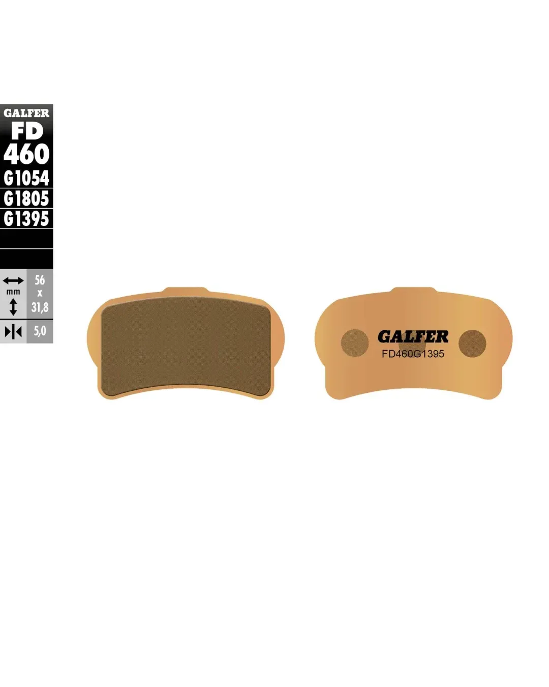 Предни мото накладки Galfer SINTERED COMPOUND FD460G1395