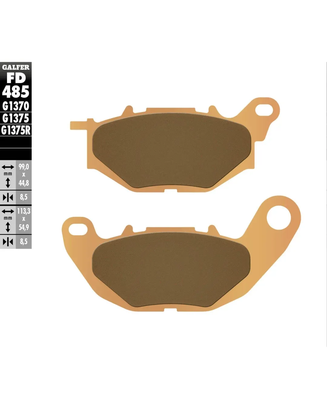 Предни мото накладки Galfer SINTERED COMPOUND FD485G1370