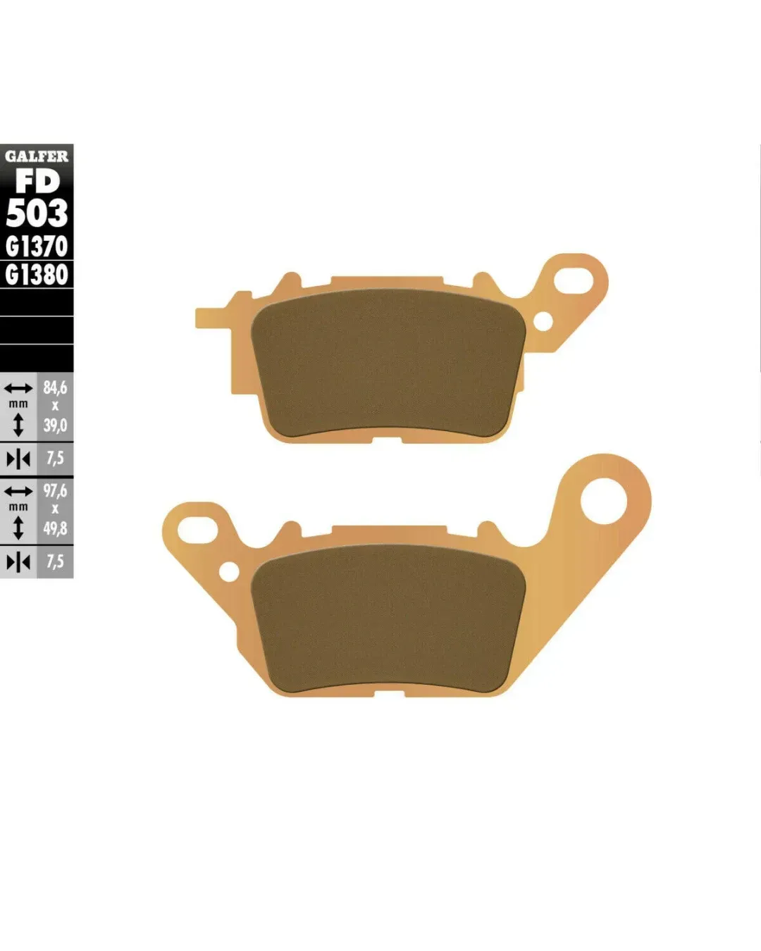 Предни мото накладки Galfer SINTERED COMPOUND FD503G1370