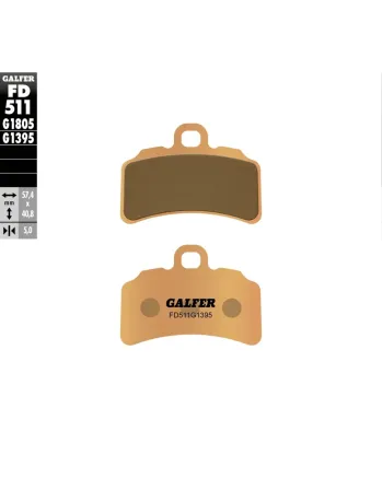 Предни мото накладки Galfer SINTERED COMPOUND FD511G1395