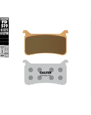Предни мото накладки Galfer SINTERED COMPOUND FD519G1375