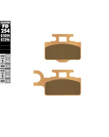 Предни мото накладки Galfer SINTERED FD254G1396