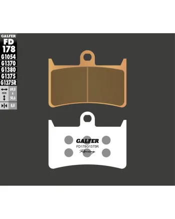 Предни мото накладки Galfer SINTERED RACING COMPOUND FD178G1375R