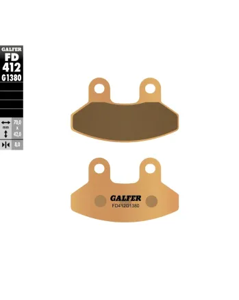 Предни мото накладки Galfer SINTERED SCOOTER FD412G1380
