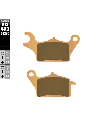 Предни мото накладки Galfer SINTERED SCOOTER FD492G1380