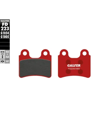 Предни мото накладки Galfer TRIAL TOP FD223G1805