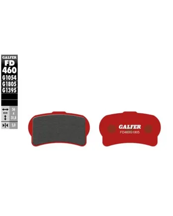 Предни мото накладки Galfer TRIAL TOP FD460G1805