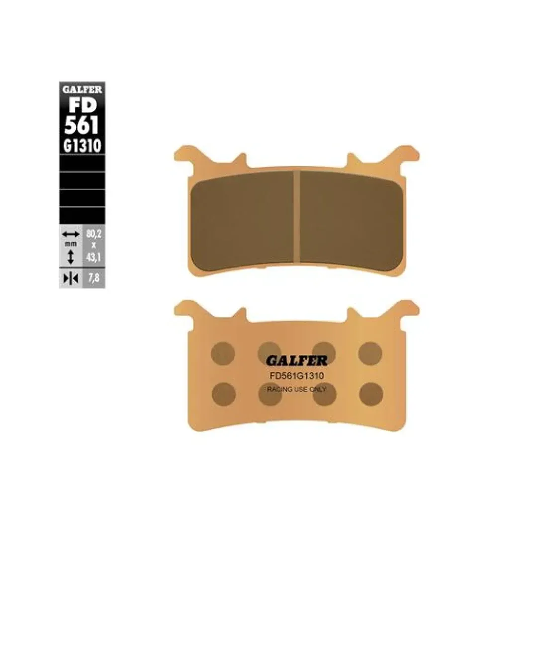 Предни накладки Galfer SINTER RACING FD561G1310 - BMW M1000RR (2021-)