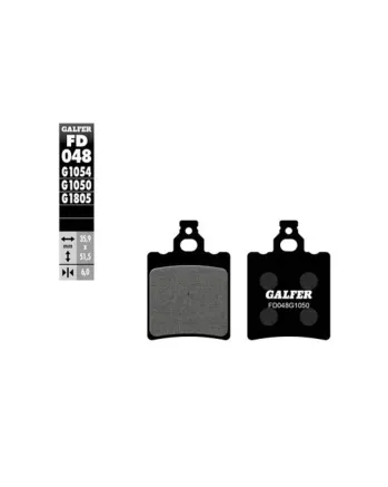 Предни/задни мото накладки Galfer SCOOTER FD048G1050