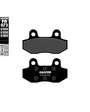 Предни/задни мото накладки Galfer SCOOTER FD073G1050