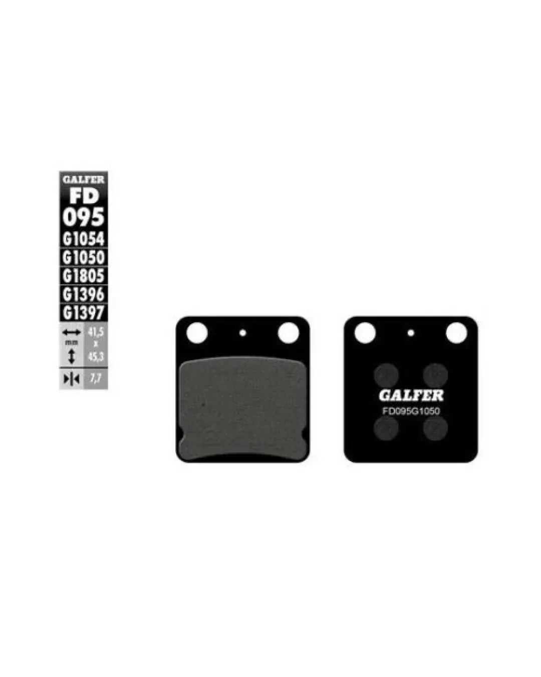Предни/задни мото накладки Galfer SCOOTER FD095G1050