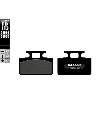 Предни/Задни мото накладки Galfer SCOOTER FD113G1050