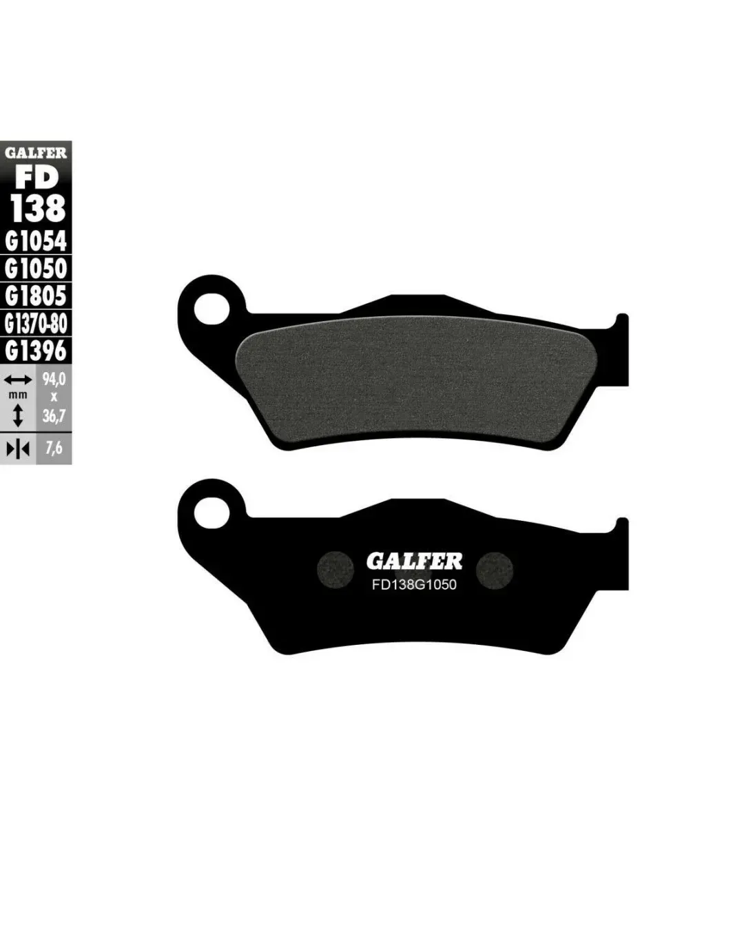 Предни/задни мото накладки Galfer SCOOTER FD138G1050