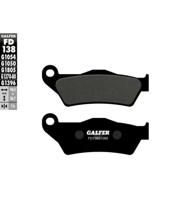 Предни/задни мото накладки Galfer SCOOTER FD138G1050