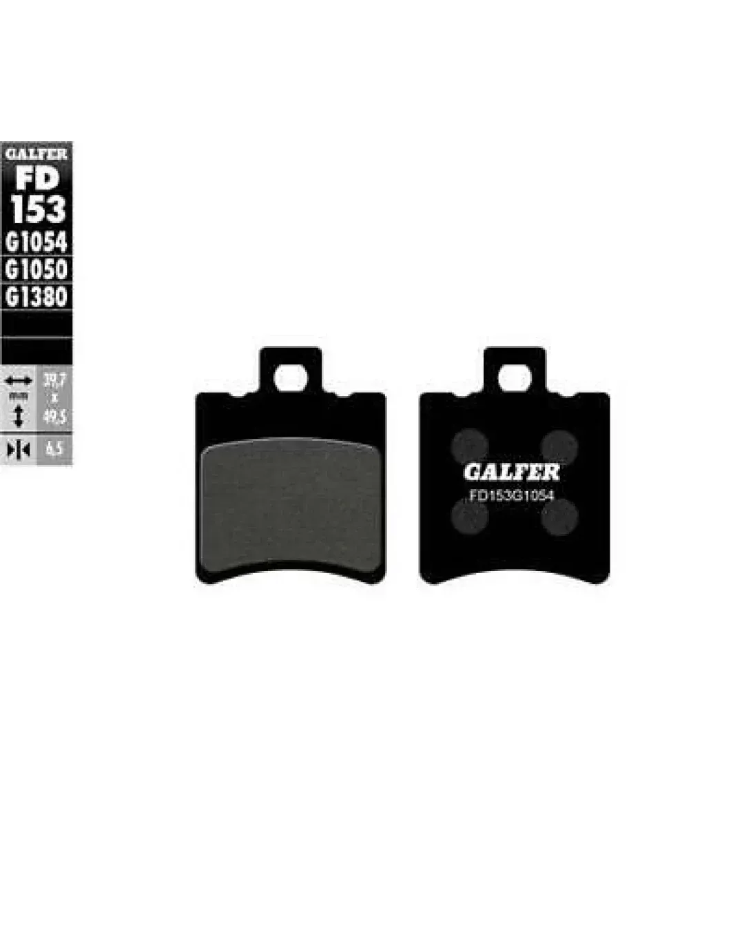 Предни/задни мото накладки Galfer SCOOTER FD153G1050