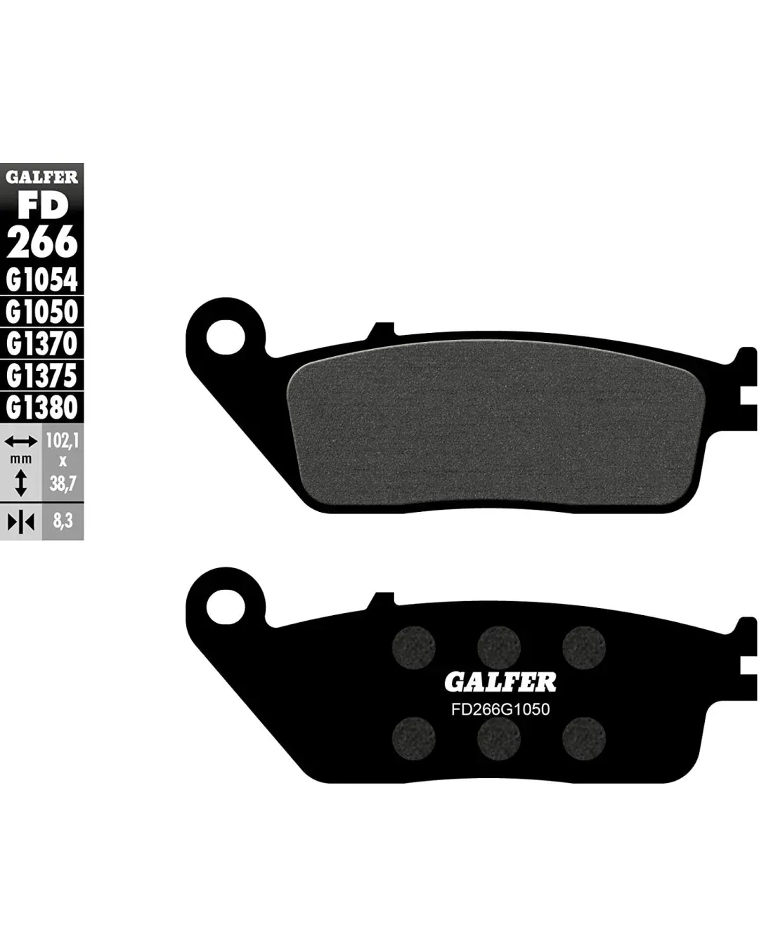 Предни/задни мото накладки Galfer SCOOTER FD266G1050