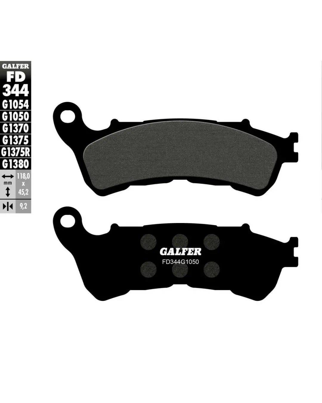 Предни/задни мото накладки Galfer SCOOTER FD344G1050