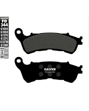 Предни/задни мото накладки Galfer SCOOTER FD344G1050