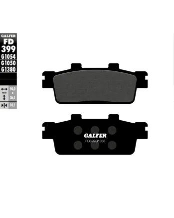 Предни/задни мото накладки Galfer SCOOTER FD399G1050