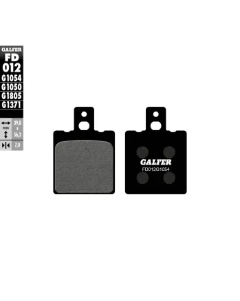 Предни/Задни мото накладки Galfer SEMI METAL FD012G1054