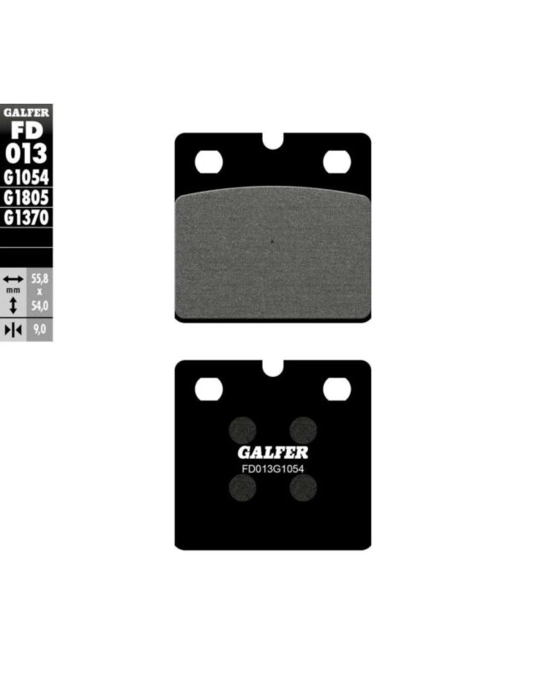 Предни/Задни мото накладки Galfer SEMI METAL FD013G1054