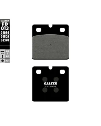 Предни/Задни мото накладки Galfer SEMI METAL FD013G1054