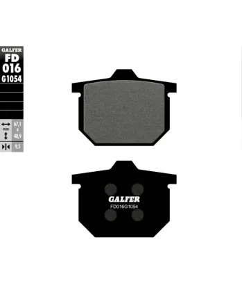 Предни/Задни мото накладки Galfer SEMI METAL FD016G1054