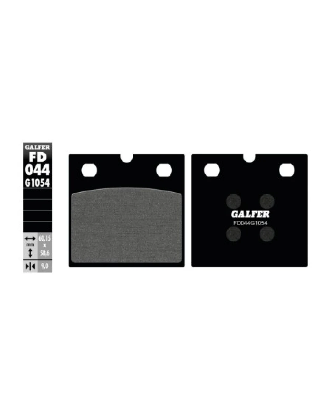 Предни/Задни мото накладки Galfer SEMI METAL FD044G1054