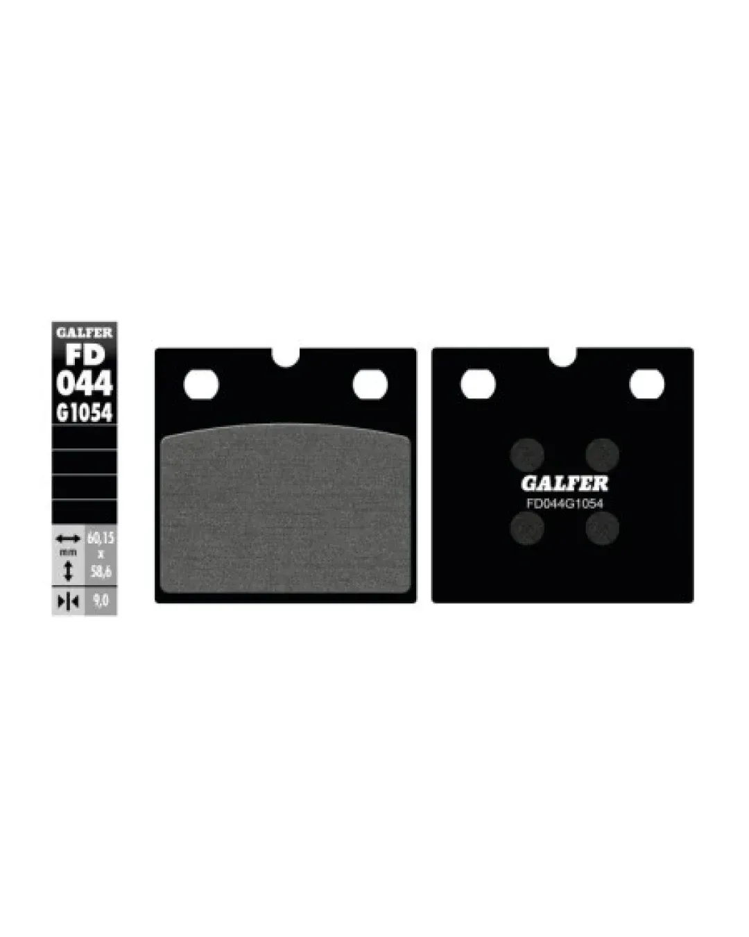 Предни/Задни мото накладки Galfer SEMI METAL FD044G1054